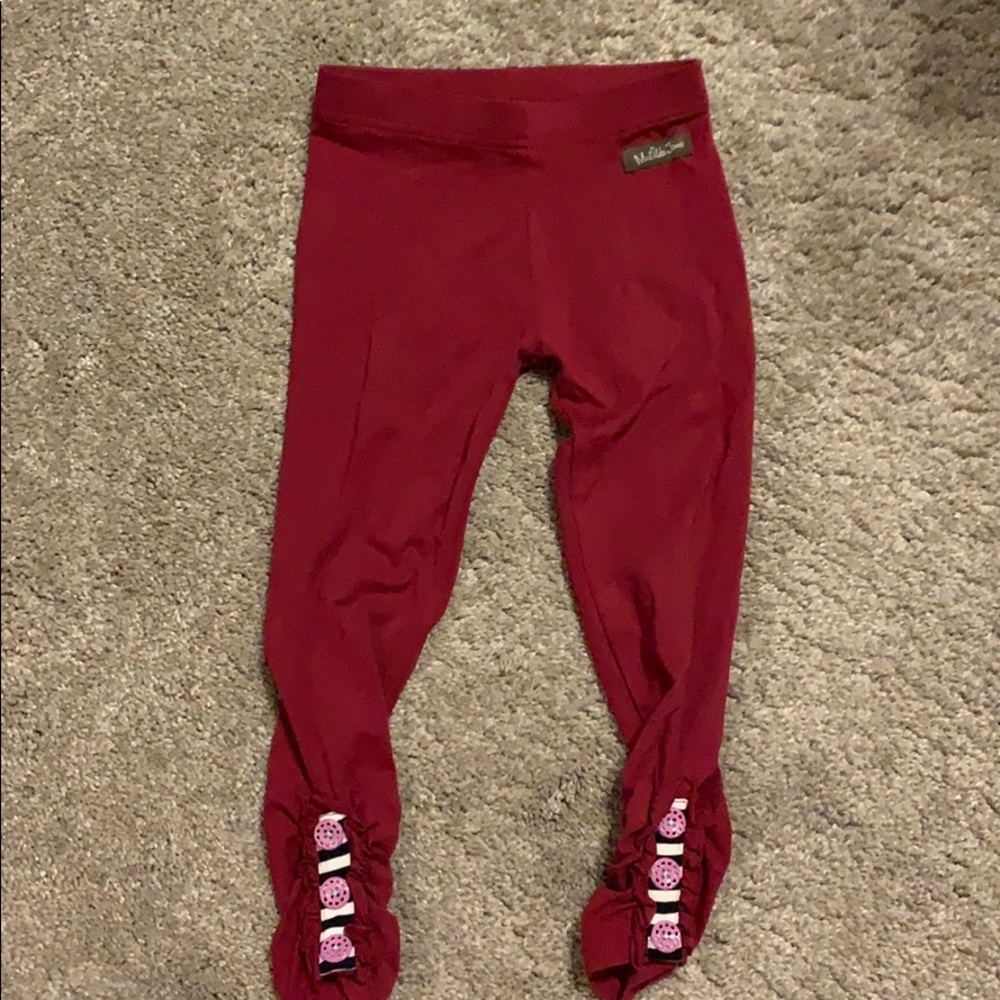 MJ Burgundy Leggings